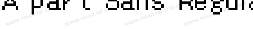 A part Sans Regular Regular字体转换